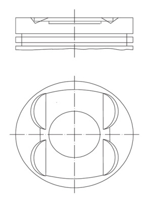 5039701, Piston, Complete piston with rings and pin, MAHLE, 91164610, 94410305850, 94410305860, 94410305870, 94410306850, 94410306860, 94410306870, 94410316805, 94410316806, 94410316807