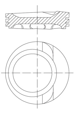 Piston - 0306803 MAHLE