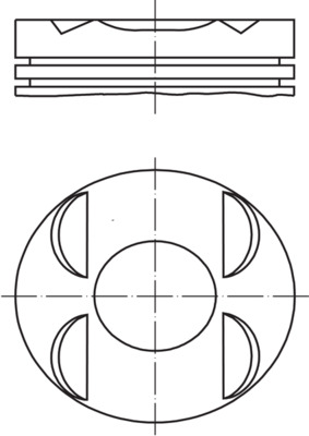 Piston - 0029400 MAHLE - 1200301617, 1200302017, 1200302817