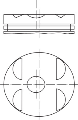 Piston - 0010411 MAHLE