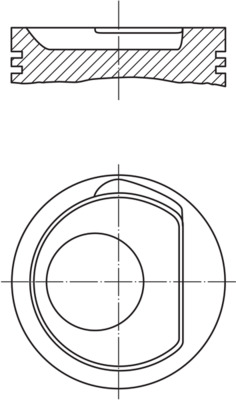 Piston - 0305102 MAHLE