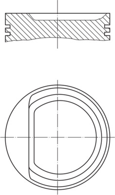 Piston - 0102901 MAHLE