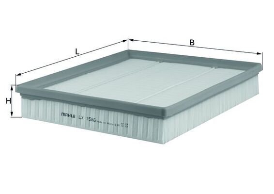 LX1586, Luftfilter, Luftfilter, MAHLE, 1373667, 152071761696, 18560, 3033200, 39220, 4266AP, 50939220, 585224, 60651, 7143210001, 8506, A1252, A2218, ADF122211, AG1698, AI5433, AP023/4, BFA2011, C27161, CA10290, CAF100889P, E834L, EAF651, ELP9217, F026400106, MA3122, MAP60199, MD8346, P707, PA3377