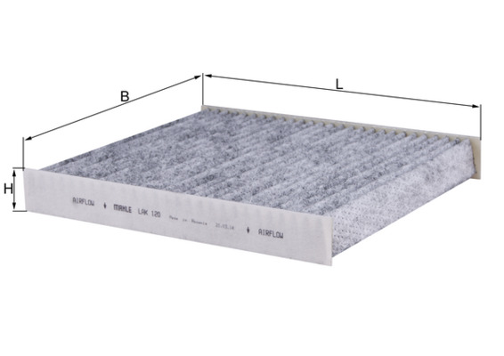 LAK120, Filter, interior air, Cabin filter, MAHLE, 090008, 0986AF5430, 10311043, 19592, 21652357, 2940123694013, 350203063450, 4638300018, 5411400, 698739, 6Q0819647, 6Q0819653, 97057362300, AH7101, AHC191, ALC6408, BFC1123, CFA11718, CUK2545, E961LC, EC394, EC699, EKR7076, K1079A, MC560, NC2097CA, PCK8092, PUK1021E, QFC0059, RA-132