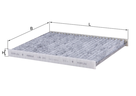 LAK241, Filter, interior air, Cabin filter, MAHLE, 0077365763, 1673744, 1987432106, 34780, 49408840, 5422100, 77365763, CUK2026, EKR7143, 1987435583, 80000754, 9S5119G244AA