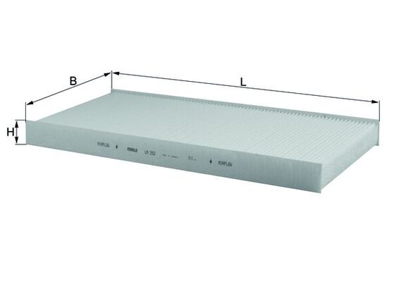 LA252, Filter, interior air, Cabin filter, MAHLE, 0986628520, 1698300118, 21653144, 29793, 5324700, 708506, CU4054, E1918LI, V30301046, 1698300218, 1987432410, 29794, MP161, 1987435118, A1698300118, A1698300218