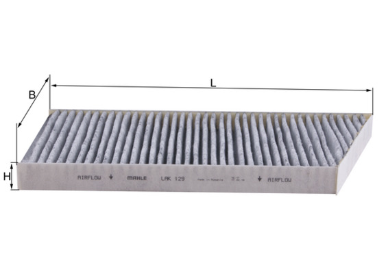 LAK129, Filter, interior air, Cabin filter, MAHLE, 1987431370, 2038300918, 21642, 21652861, 5413100, 698743, CUK3461, E970LC, MC559, NC2115CA, PUK1060E, SC5062CA, V30311016, WP9103, 1987432370, A2038300918, CC1075, K539