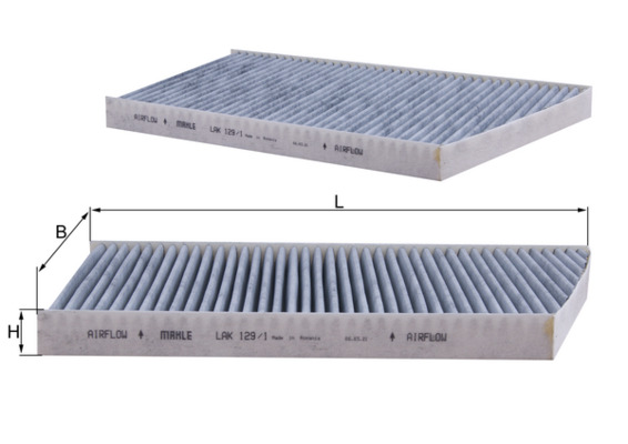 LAK129/1, Filter, interior air, Cabin filter, MAHLE, 19794, 1987432570, 2038301018, 21652862, 30311005, 5424600, AHC379, CFA10450, CUK3461/1, DCF152K, E970LC02, K1106A, MC574, WP9347, A2038301018, CC1061, CFA9825, DCF153K, K1306A