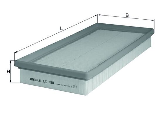 LX799, Air Filter, Air filter, MAHLE, 12767, 1457433088, 170059, 2577, 3037200, 3785586, 585345, 60464, 7123780000, 8143, A24859, A327, A331, AF1613, AF20022, AG1200, AG1201, ALA8424, AP074/2, BFA2317, C3261, CAF100723P, E682L, EAF090, ELP3835, FA1613, GFE2382, MA1170, MD9728, PA2200