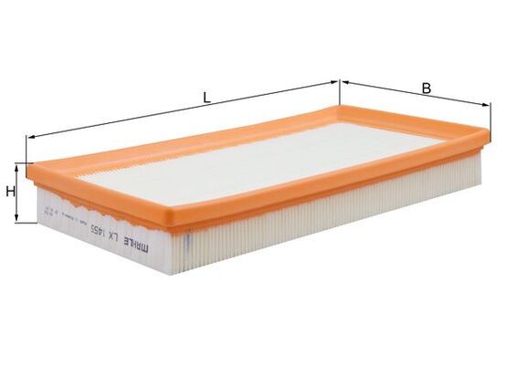 LX1455, Air Filter, Air filter, MAHLE, 03C129620, 100620, 1121290034, 120722, 152071758672, 1987429403, 268, 28000203402, 3019900, 30934403, 34403, 50013605, 585293, 60824, A1152, A2086, A28345, ADV182266, AF20105, AG1539, AI5293, ALA8834/8, AP149/6, AR9573PM, BFA2299, C3083, CA9573, CAF100805P, E147314, E422L