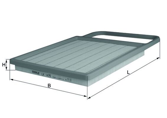 LX1475, Air Filter, Air filter, MAHLE, 03D129607K, 03D129620, 100623, 1123210004, 120637, 1457433574, 154066312120, 2750, 3019600, 30947832, 47832, 50013607, 585259, 60822, 8296, A1153, A2088, A39221, ADV182236, AF20129, AG1541, AP183/1, AR3575PM, C3575, CA9668, CAF100751P, E487L, EAF481, ELP3825, MA1353