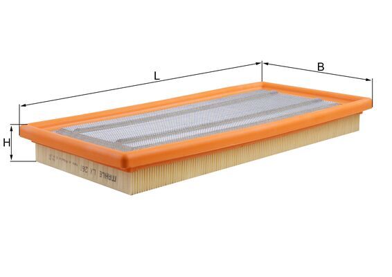 Luftfilter - LX261 MAHLE - 3082600, 46115, 91110018501