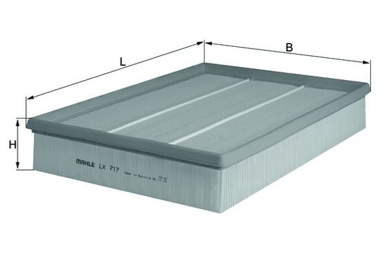 LX717, Air Filter, Air filter, MAHLE, 1257546, 1457432203, 154096906600, 210AP, 2315, 25062201, 3089000, 46113, 5121257546, 585353, 60840, 9073, A34362, A437, A775, AF0119, AF383, AF845, AG1033, ALA8495, AP066, B338, C34200, CAF100532P, E770L, EAF108, ELP3334, FAF441, FAP017, GFE2234