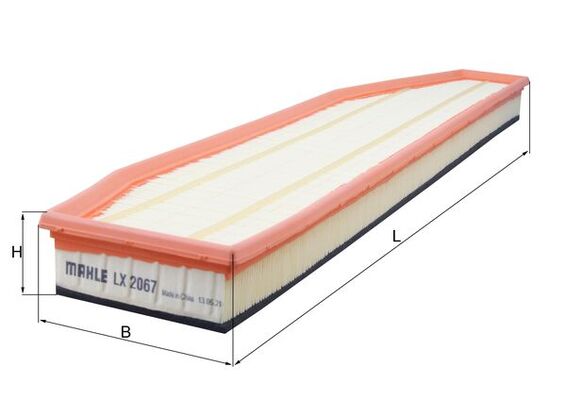 LX2067, Air Filter, Air filter, MAHLE, 101443, 120753, 13713428558, 153071760468, 20101443, 3039500, 3123210023, 4472AP, 585313, 60608, A1492, ADB112245, AG1483, AP028/4, BFA2398, C68001, CA11210, E1018L, EAF776, ELP9329, F026400147, LVFA1458, MA3156, MD8482, PA3523, PA7716, PC3327E, QFA0245, S3395A, SB2300