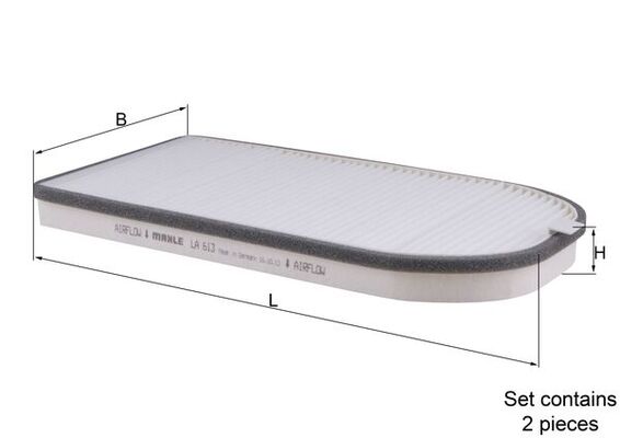 LA613/S, Filter, Innenraumluft, Innenraumfilter, MAHLE, 1456, 17154, 1987432362, 21653030, 2339888, 3123190005, 5331800, 698838, 8300154, 831197N, AH5962, CCF0216, CF9322, CU3642-2, DCF262P, E983LI, MS6193, V20301035, 17154FX2, 3123190005/S, 64118390377, C3741, CP1135, 64312339888, 64318390377, 64319069926, 64319272810, 8390377, 9069926, 9272810