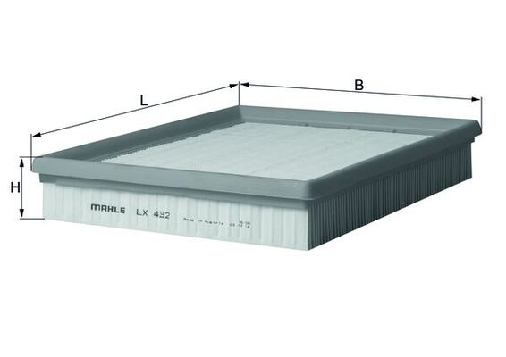 LX432, Luftfilter, Luftfilter, MAHLE, 0834288, 144AP, 1457429873, 16315, 2382, 25062056, 25062073, 3092600, 414026, 42172, 60329, 6120834021, 8671002707, A329, A37764, A770, AF0105, AF1054, AG1106, AI5026, AP073, BFA2366, C2696, CAF100568P, E204L, EAF114, EDA577, ELP3518, MA675, MAP60051