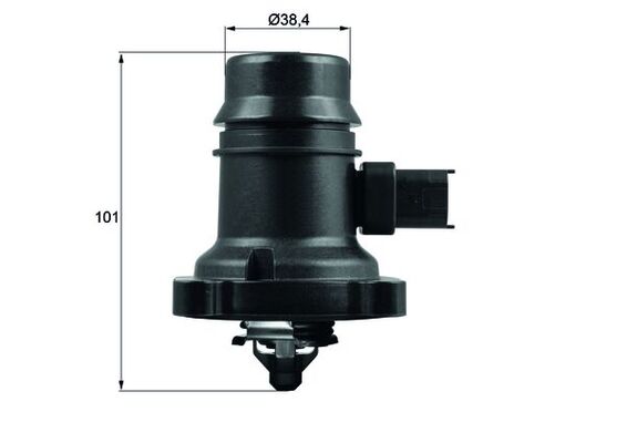 Thermostat, Kühlmittel - TM37103 MAHLE - 1338029, 25200454, 4006041