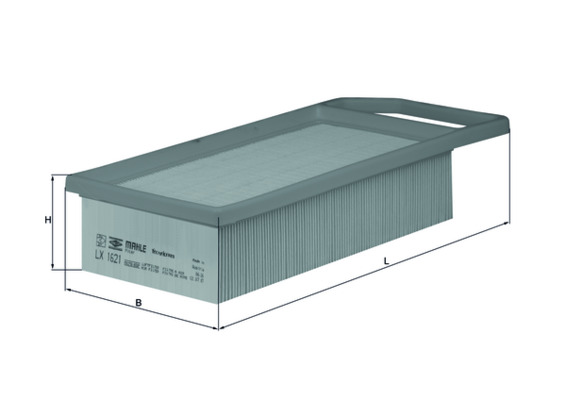 LX1621, Luftfilter, Luftfilter, MAHLE, 1444CX, 1457433591, 3029900, 585144, A1180, A2134, ALA8819/2, C35110, CA9924, E610L, ELP3993, PA7480, VFA1050, WA9471, 1444FN, VFA1077, 1444VP
