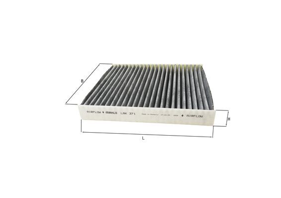 LAK371, Filter, interior air, Cabin filter, MAHLE, 1987435517, 27277-CL025, 27277CL025, ADN12513, DCF273K, E3977LC, NC2002C, S0826CA, V38310002, 1987435592, 27277Z5000, ADN12529, NC2017, 999M1VS251