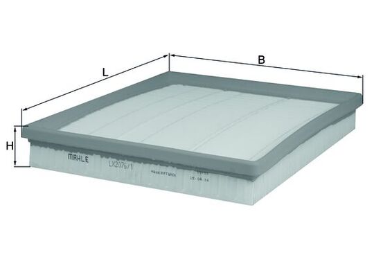 LX2076/1, Luftfilter, Luftfilter, MAHLE, 13717602643, 20948514, 3077700, 48514, A1723, ADB112228, ALA18011, C27026, CA11900, E1228L, EAF866, ELP9459, F026400356, LVFA1541, MD8768, P557, PA3203, S3681A1, V202467, 7602643, ELP9471, S3777A