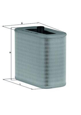 Luftfilter - LX1590 MAHLE - 107831, 13727838804, E134L