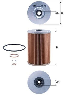 OX32D, Oil Filter, Oil filter, MAHLE, 0001800309, 0140180005, 016OC, 1457429575, 154020120940, 16.32.08/10, 2547400, 305, 30784718, 5001153, 51384, 7984978, 7984979, AC145, AC3261, AP3361, BFO4149, CH2858, D01E120, EFL097, ELH4200, EOF132, FA4816, FCO2120, FOC265, FP9614, FX0099, G910, GFE281, H929/1