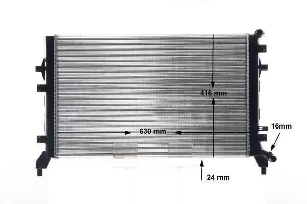 Radiator, engine cooling - CR1382000S MAHLE - 040044N, 102148, 105452