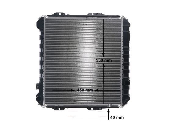 Radiator, engine cooling - CR758001S MAHLE - 01153187, 102967, 130026