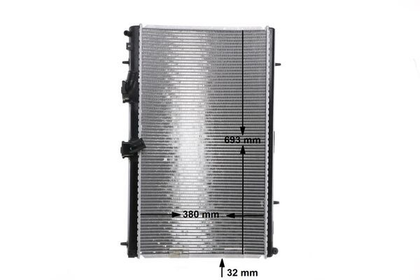 Radiator, engine cooling - CR1793000S MAHLE - 103646, 106171, 1330P1