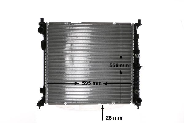 Radiator, engine cooling - CR1906000S MAHLE - 0995001303, 30012704, 376790644