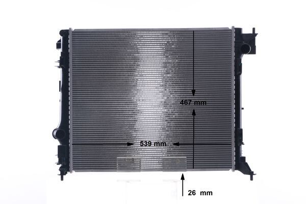 Radiator, engine cooling - CR1967000S MAHLE - 123225, 214101809R, 376805574