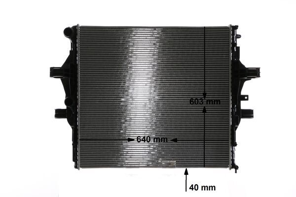 Radiator, engine cooling - CR2088000S MAHLE - 0005801255814, 376903614, 58431