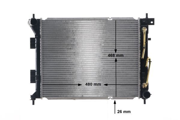 Radiator, engine cooling - CR2104000S MAHLE - 01283141, 112141, 25310C8000