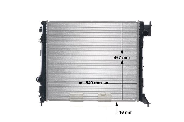 Radiator, engine cooling - CR2240000S MAHLE - 070192N, 107439, 120196