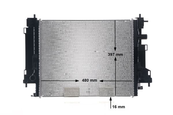 Radiator, engine cooling - CR2242000S MAHLE - 214105514R, 376908694, 637662
