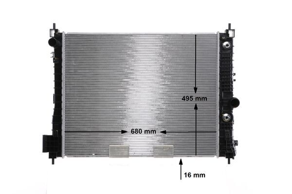 Radiator, engine cooling - CR2263000S MAHLE - 1300366, 376909114, 42361595