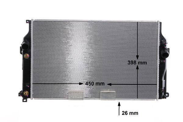 Radiator, engine cooling - CR2271000S MAHLE - 107569, 130335, 1640026411