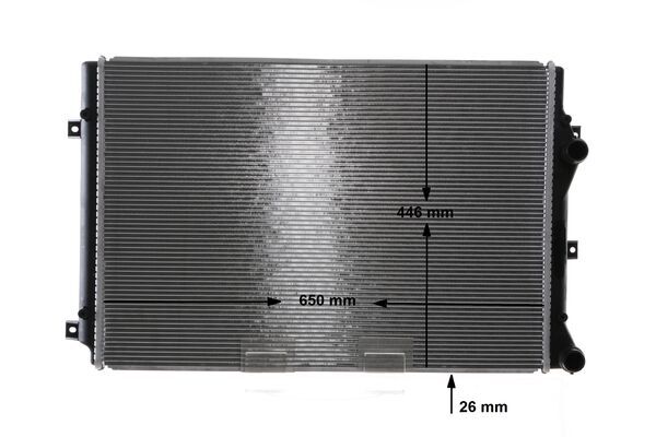 Low Temperature Cooler, intercooler - CIR32000S MAHLE - 1K0121253BL, 376908624, 65339