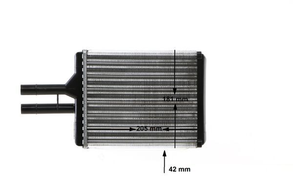 Heat Exchanger, interior heating - AH145000S MAHLE - 159060N, 1843107, 351313-144