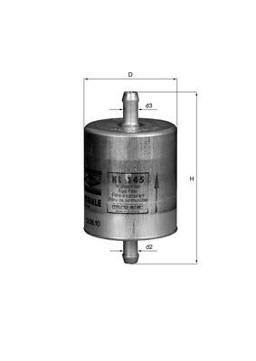 KL145, Fuel filter, Fuel filter, MAHLE, 0241441800, 1240850, 13321461265, 3176000, 33032, 4255, 587013, 800088585, F57123, GU01106090, MWK44, PS881, SN20759, 13321460453, 42440041A, 42540041A, 13322305766, 42540041B, 1460453, 1461265, 16142325859, 2305766, 2325859