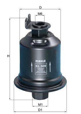 Kraftstofffilter - KL509 MAHLE - 2330079495, 3159200, 6840