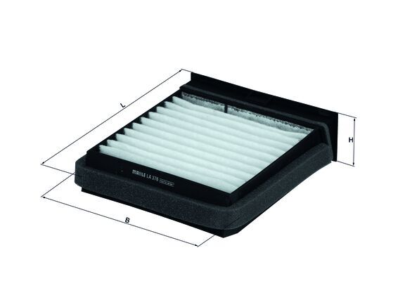 LA376, Filter, Innenraumluft, Innenraumfilter, MAHLE, 154703527910, 1987432157, 30767022-0, 32123190001, 715688, 80000825, 978694, ACE128, ADC42509, AH148, ALC5450, CF9880, CU1915, DCF302P, E350, E991LI, EKF293, ELR7279, FC268, K1215, M135I02, MC4001, MZ311916, PC8242, PU1208E, QAP143, VCF254, WP9288, 30818694, 350208065750