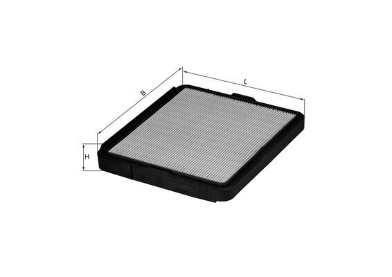Luftfilter - LX75 MAHLE - 13721460337, 3009300, 13721460999