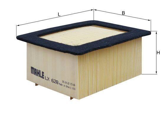 Luftfilter - LX628 MAHLE - 13717650976, CAF6911, 1341061