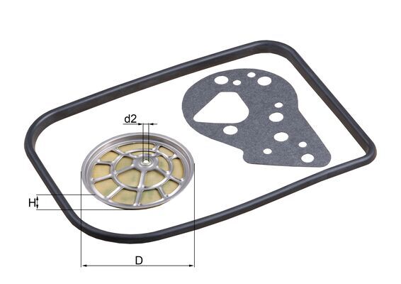 HX82D, Hydraulikfilter, Automatikgetriebe, Filter, MAHLE, 010325421A, 14254, 18074, 51912, FT1061, H116, SH62309, V10-0380, H116KIT