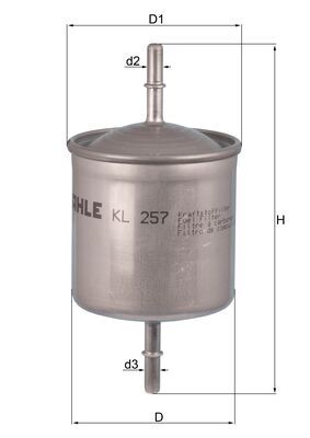 KL257, Fuel filter, Fuel filter, MAHLE, 110423, 154066409810, 30636704, 3184600, 4185FP, 4820, 49648, 5143230006, ADF122312, B114, BFF8167, EFF190, EP231, F026403030, FB305, FT6097, G11465, H325WK, LVFF681, PP866/3, QFF0249, S1846B, SP2175, V950005, WF8385, WK832/2, 30636704-0, 50014185