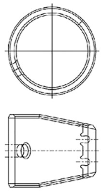 Lagerbuchse, Pleuel - 037BS18812300 MAHLE - 55-3621/6, 77903690, 55-3621/6SEMI