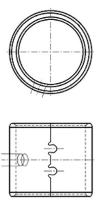 Lagerbuchse, Pleuel - 001BB19423300 MAHLE - 4030380450, 4420380150, A4030380450
