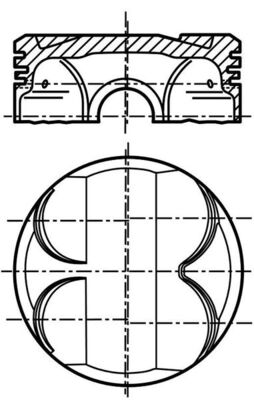 Kolben - 081PI00111001 MAHLE