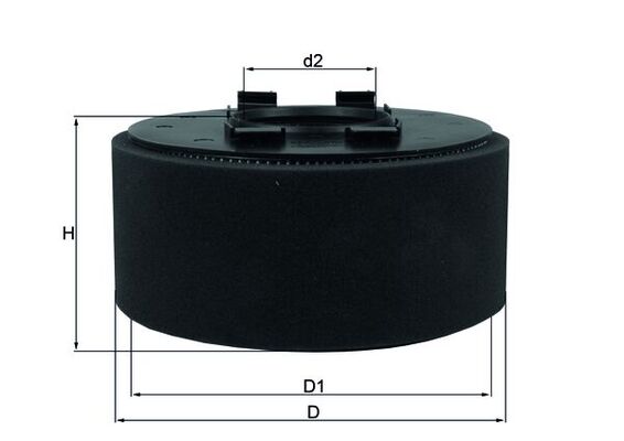 LX870, Luftfilter, Luftfilter, MAHLE, 13717509544, 27D8300, 3123210011, A1219, E489L01, F026400462, S7D83A, V200811, 7509544